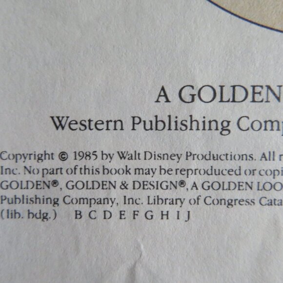 Vintage (2)  Black Cauldron Disney Taran Golden Look Books - Picture 6 of 6